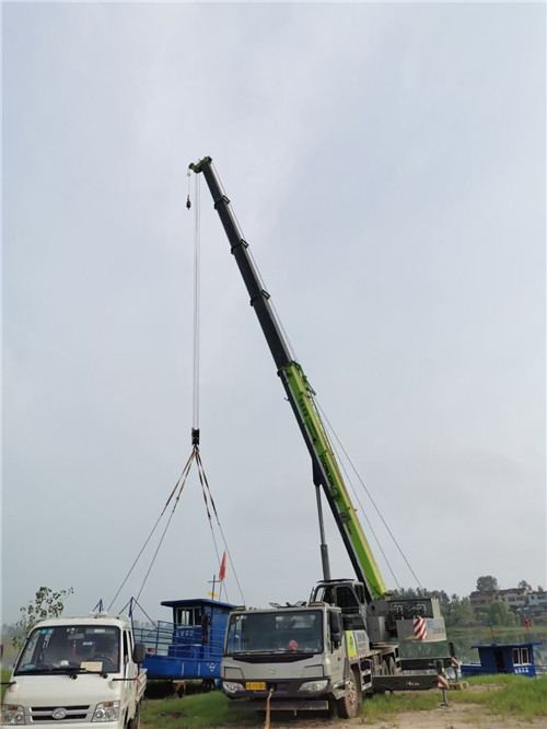 阎良区桥梁建设吊装案例